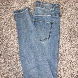Fashion Nova Light Blue Skinny Jeans